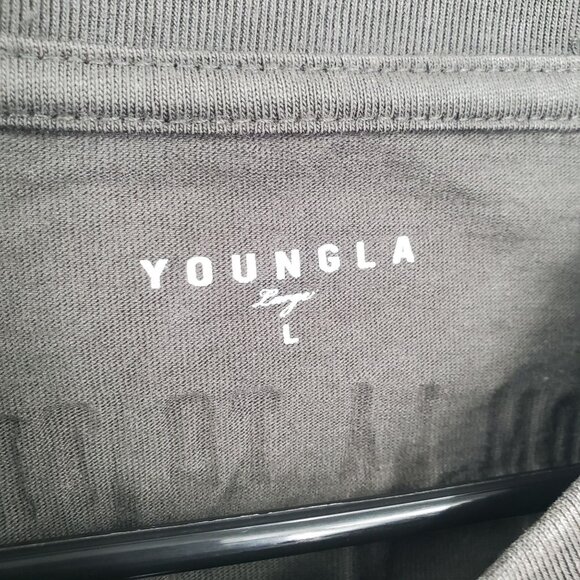 YoungLA Foundation Crop Tee Shirt Top Men Size Large NWT Short Sleeve Crewneck - Picture 5 of 16